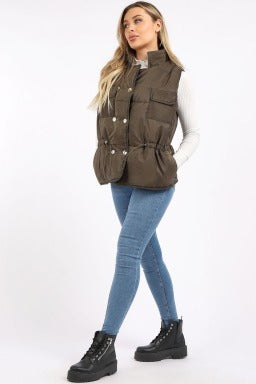 Doudoune sans manche matelassé avec poche imperméable ref 941